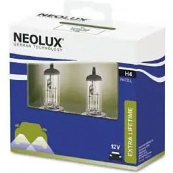 Автолампы NEOLUX H4 EXTRA LIFE TIME N472LL-2SCB (2 шт.)