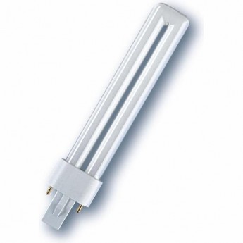 Лампа люминесцентная OSRAM DULUX S 9Вт/827 G2